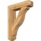 Ekena Millwork Funston Craftsman Rough Sawn Bracket w/ Offset Brace, Western Red Cedar, 8"W x 34"D x 42"H BKT0806X34X42FST04RWR - alternate 1